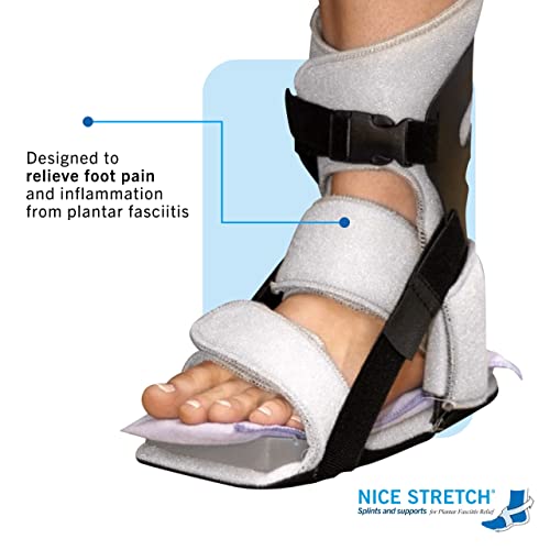 Brownmed - Nice Stretch Original with Polar Ice - Foot Brace for Plantar Fasciitis, Achilles Tendonitis & Plantar Flexion Contractures - Night Splint Boot - Large - Image 2