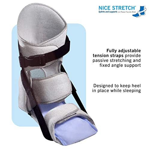 Brownmed - Nice Stretch Original with Polar Ice - Foot Brace for Plantar Fasciitis, Achilles Tendonitis & Plantar Flexion Contractures - Night Splint Boot - Large - Image 3