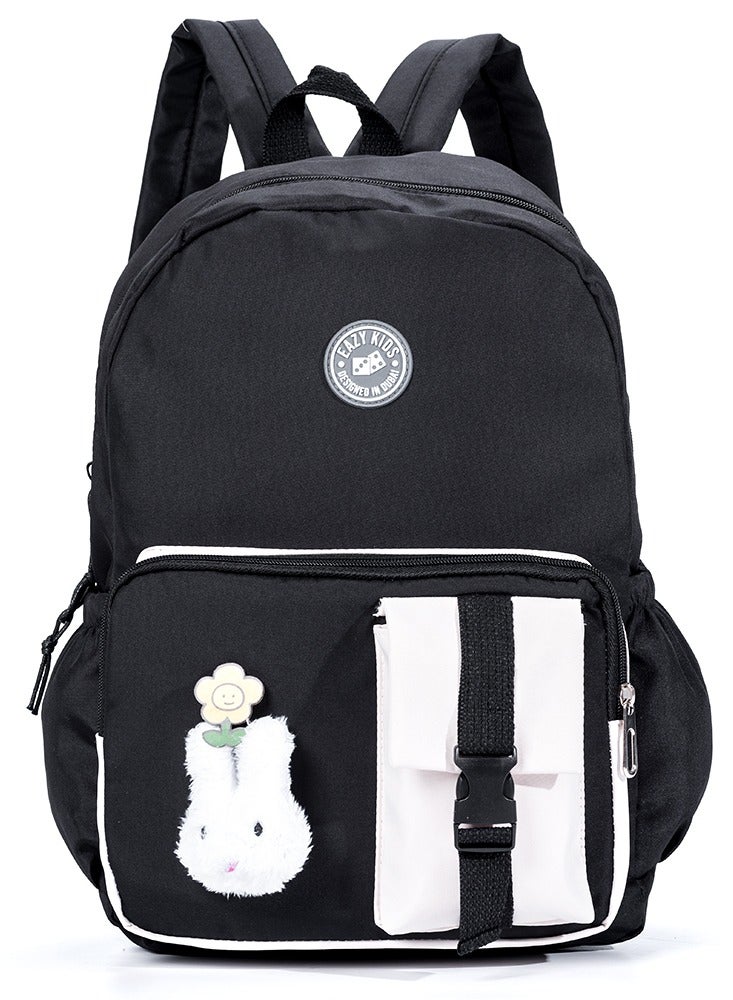 Eazy Kids Vogue School Bag - Black - Image 1