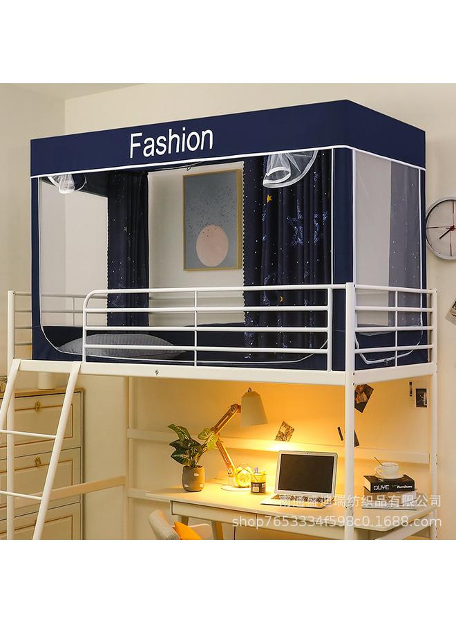 Bluejw 2023 Student Upper And Lower Bed Dormitory Shading Mosquito Net College Student Dormitory Shading Curtain Three-door Mosquito Net Wholesale - Image 1