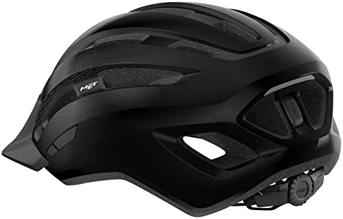 MET Downtown MIPS Helmet, Black Glossy, Small/Medium - Image 2