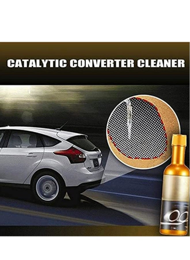 Engine Cleaner Instant Car Exhaust Handy Cleaner Catalytic Converter Cleaner Auto Parts Engine Boost Up Cleaner Oil Engine Treatment Fuel Injectors Cleaner Kit 3 PCS - Image 2