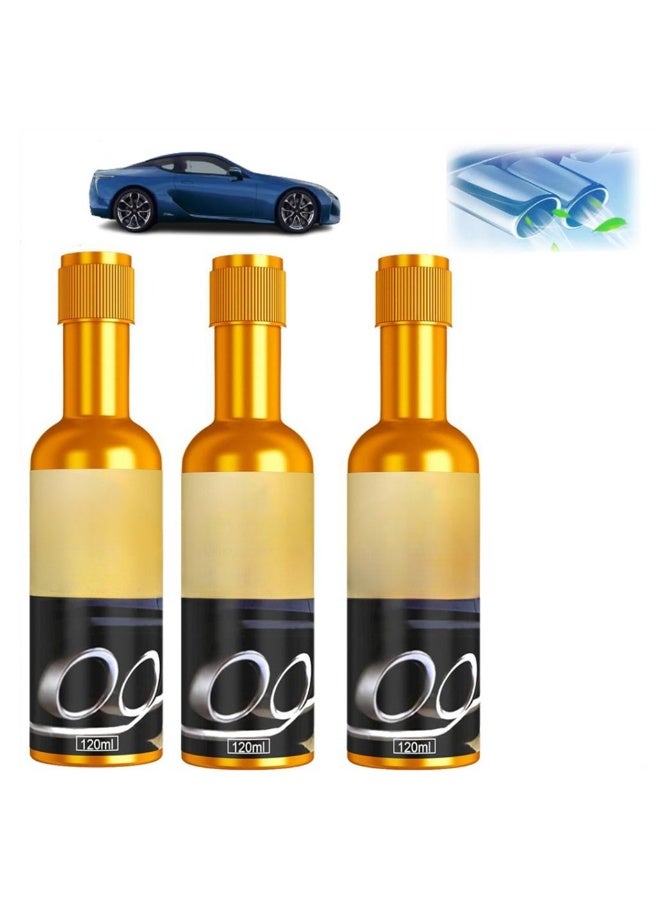 Engine Cleaner Instant Car Exhaust Handy Cleaner Catalytic Converter Cleaner Auto Parts Engine Boost Up Cleaner Oil Engine Treatment Fuel Injectors Cleaner Kit 3 PCS - Image 1