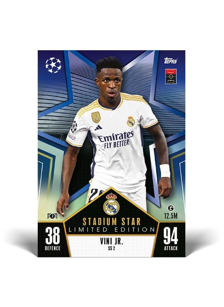 Topps - Topps Match Attax 23/24 - Mega Tin 1 - Contains 66 Match Attax Cards Plus 4 Exclusive Stadium Stars Limited Edition Cards - Image 1