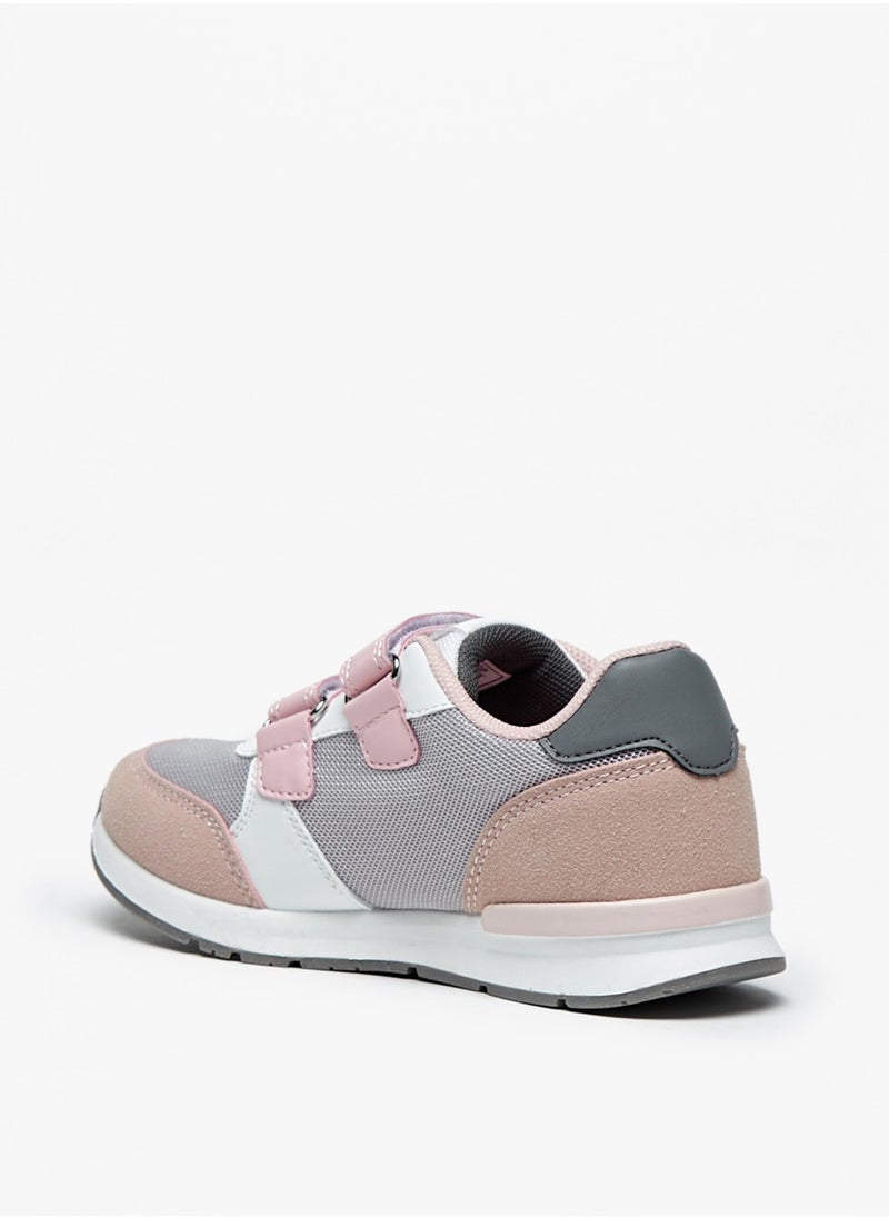 Flora Bella By Shoexpress - Girls Colourblock Casual Sneakers With Hook And Loop Closure By Shoexpress - Image 1
