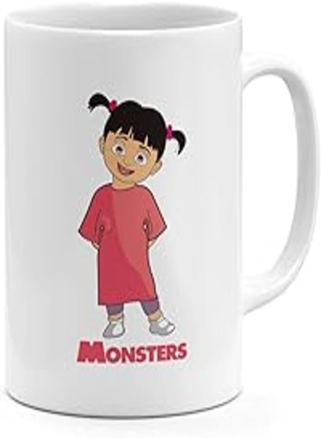 LOUD UNIVERSE Boo From Monsters Inc 11oz Coffee Mug Cute children 11oz Ceramic Novelty Mug