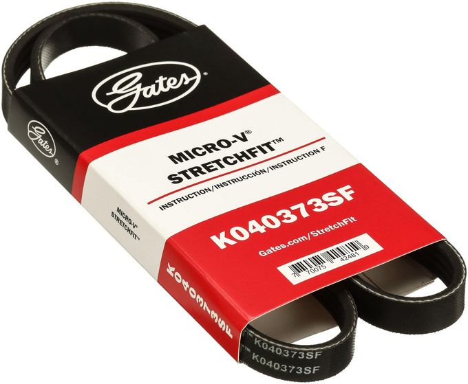Gates K040373SF Stretch Fit Micro-V Serpentine Drive Belt - Image 3