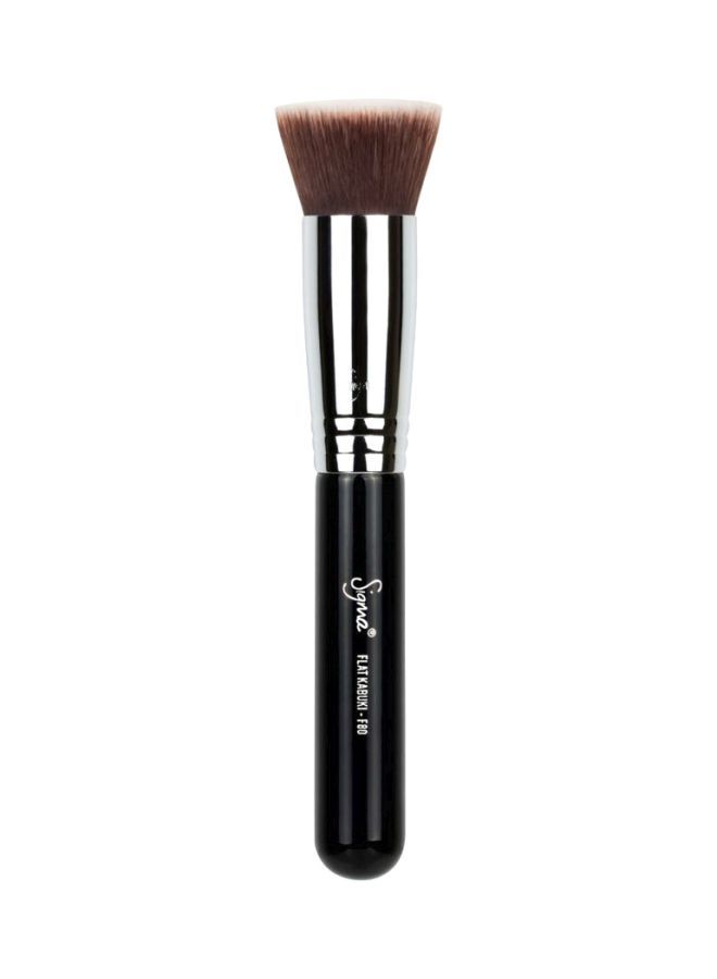 NIBEMINENT F80 Flat Kabuki Brush Black - Image 1