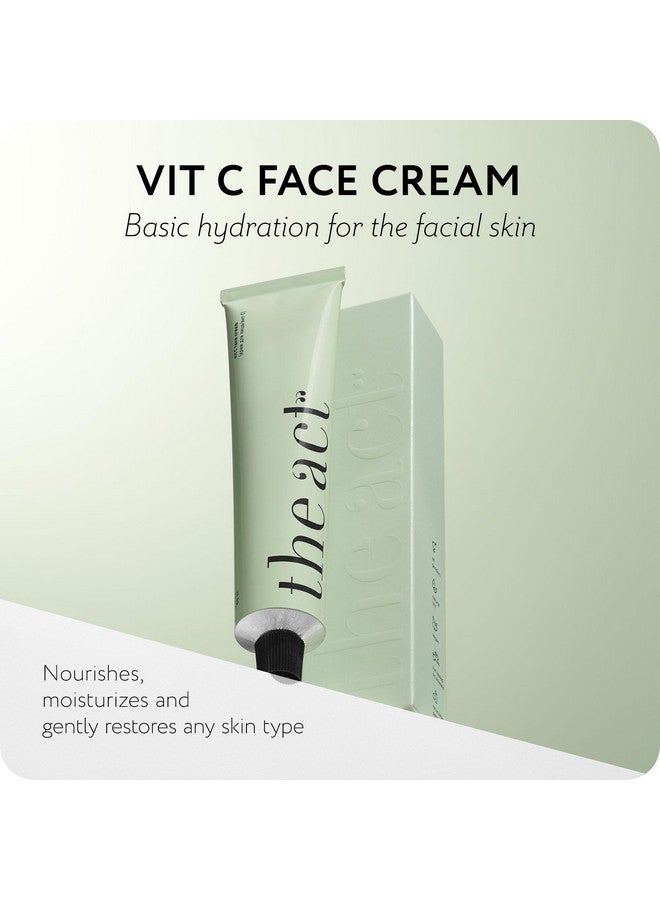 The Act Vitamin C Face Moisturizer Cream for Men and Women - Brightening & Hydrating | Anti-Aging Day & Night Cream with Ceramides & Antioxidants for All Skin Types | Lightweight, Non-Greasy, Vegan 2.5 oz - Image 2