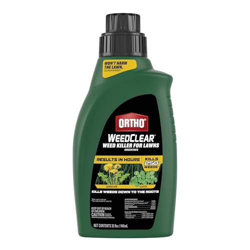 Ortho WeedClear Weed Killer for Lawns Concentrate, Kills Dandelion and Clover, 32 fl. Oz - Image 1