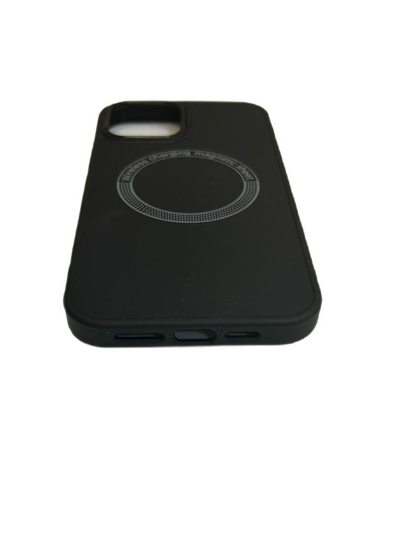 Unique MagSafe Compatible Phone Case for iPhone 14 13 12 Black TPU - Image 4