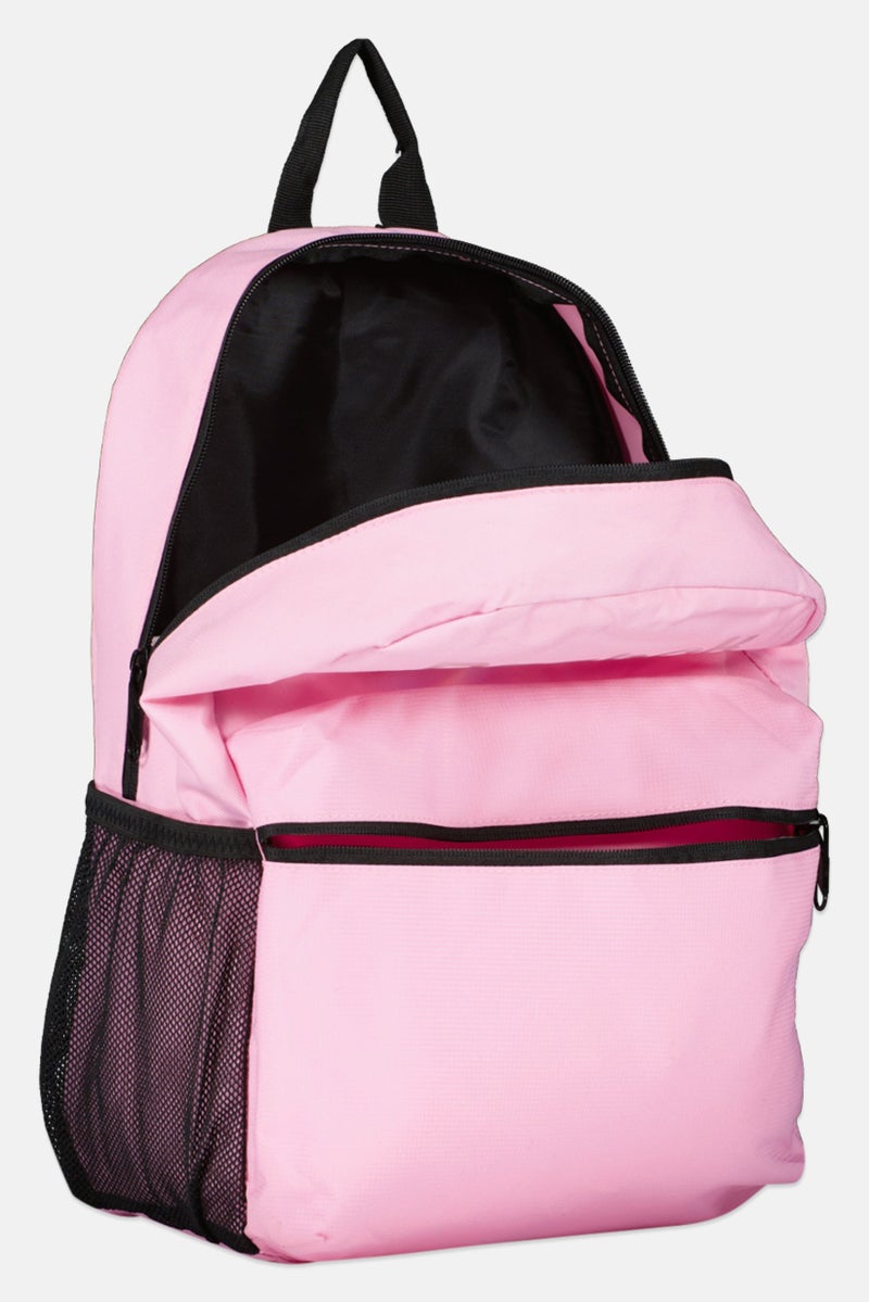 Reebok حقائب ظهر بنات أطفال بشعار العلامة التجارية، وردي - Image 3