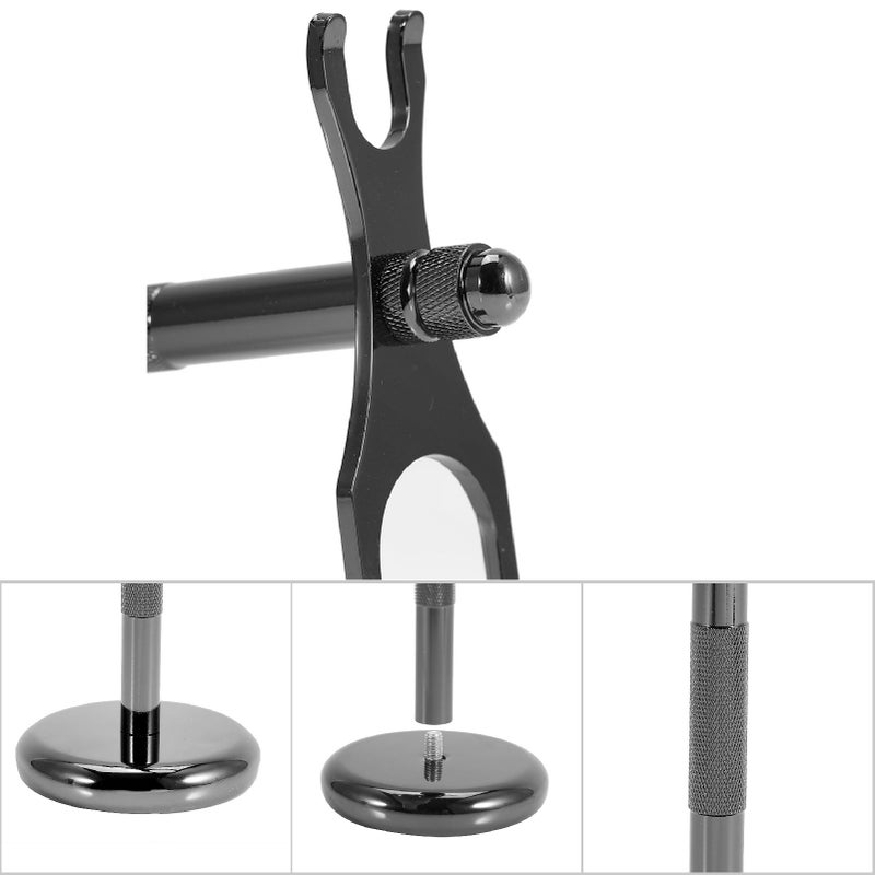 1Pc New Alloy Shaving Tool Stand Rack Frame Support Razor Brushes Holder 4# - Image 2