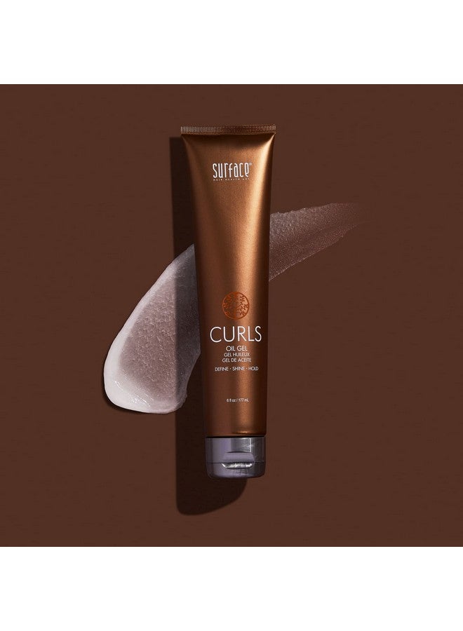Surface Curls Oil Gel Define Add Shines And Moisturize For Frizz Free Styling 6 Fl. Oz. - Image 2
