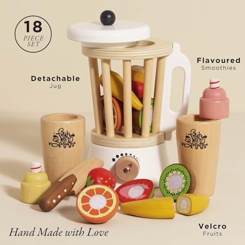 Le Toy Van Blender & Wooden Fruit Set Premium Wooden Toys for Kids Ages 3 Years & Up - Le Toy Van - Image 2