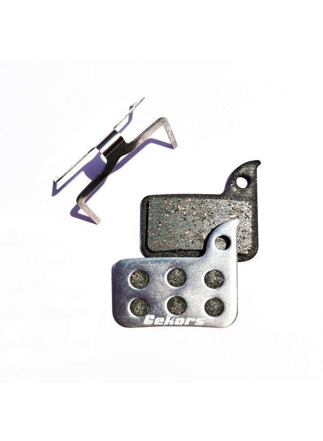 Gekors Lightweight Semi-Metallic Bicycle Disc Brake Pads with Aluminum Back for SRAM Rival 22,Force 22,Red 22,S-700,1 Pair - Image 1
