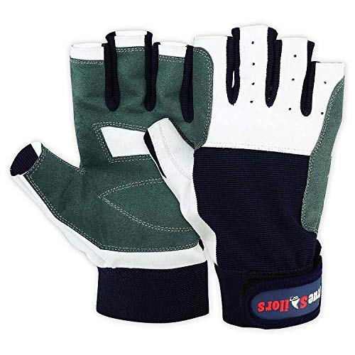 MRX BOXING & FITNESS MRX Sailing Gloves Fishing Kayak Gloves for Men & Women Rowing Water Ski Canoe Paddle Sailing Gear Women Paddling Short Finger Kayaking Glove - Image 1