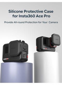 Generic Silicone Protective Case for Insta360 Ace Pro, Shock Proof Protection Silicone Case, That Includes A Lens Cover For The Insta 360 Ace Pro Protective Accessories, with Anti-lost Rope  - Image 2