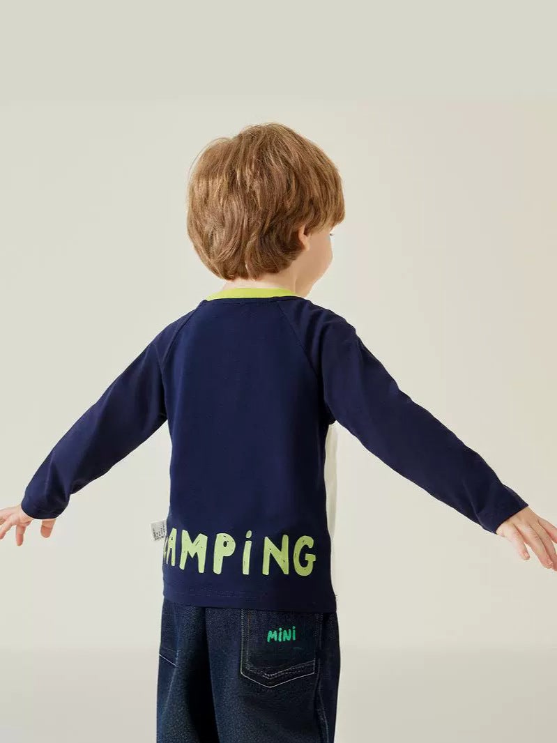 Mqdmini Children'S Clothing Spring New Children'S T-Shirt Cartoon Animal Boys Long Sleeve T-Shirt Girls Top Base Shirt - Image 5