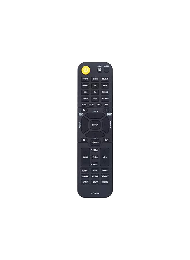 The Bros New RC-972R Replaced Remote Control-Fit for-Onkyo AV Receiver TXNR797 TX-NR696 TX-NR595 TX-NR6100 - Image 2