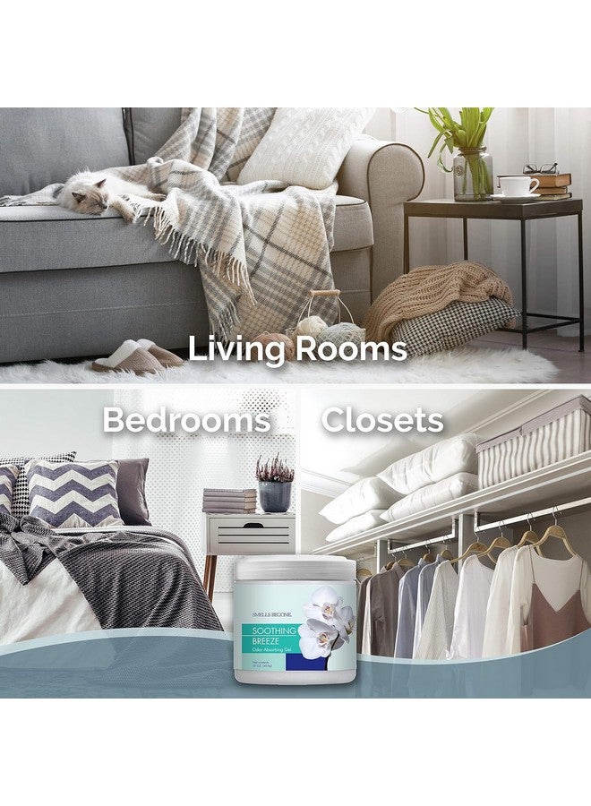 Smells Begone Soothing Breeze Odor Absorbing Home Air Freshener Gel White 425g 50116 - Image 3
