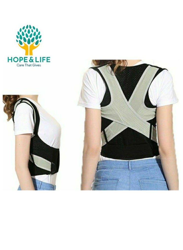 Hope And Life - A Back And Shoulder Support Corset That Helps Correct Poor Spinal Posture - Size XXL - Image 1