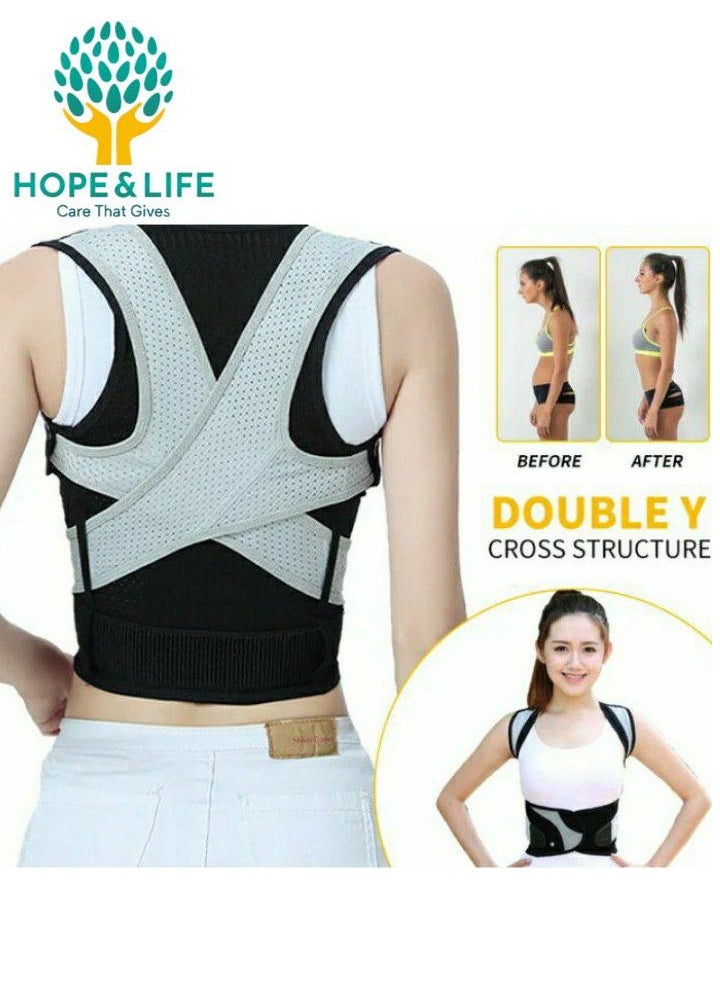 Hope And Life - A Back And Shoulder Support Corset That Helps Correct Poor Spinal Posture - Size XXL - Image 1