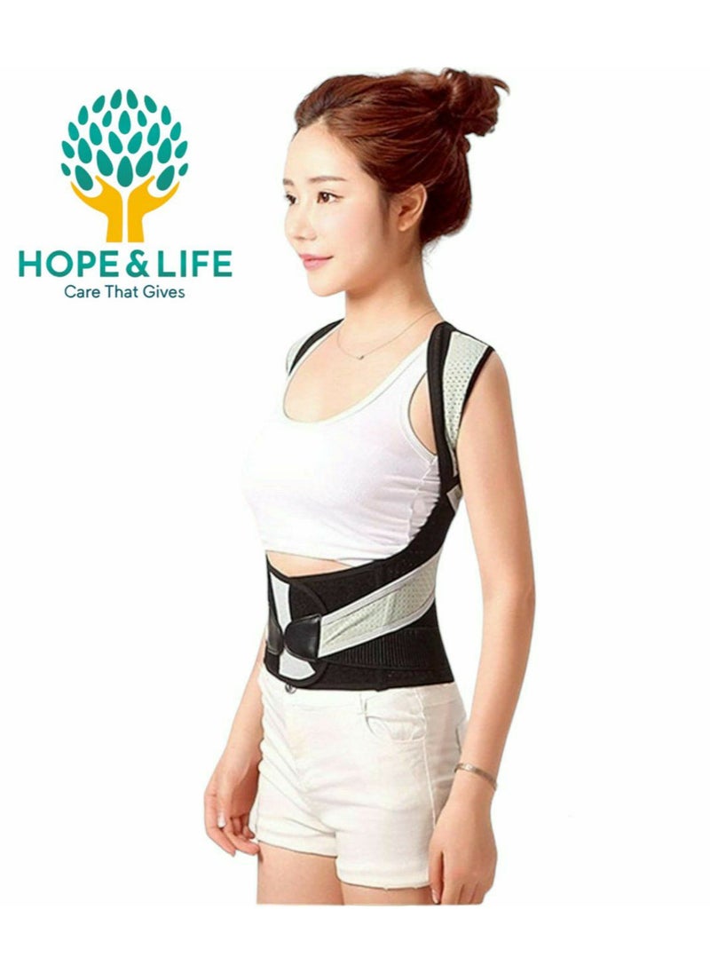 Hope And Life - A Back And Shoulder Support Corset That Helps Correct Poor Spinal Posture - Size XXL - Image 1