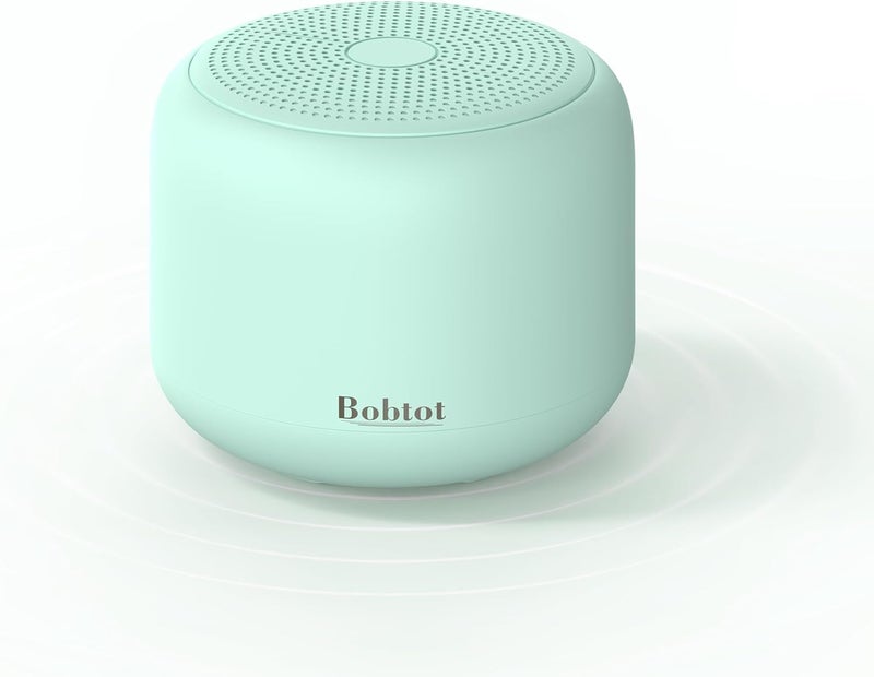 مكبر صوت بلوتوث محمول من Bobtot مع حزام سهل الحمل، لاسلكي مقاوم للماء IPX5، صوت ستيريو عالٍ، 20 ساعة تشغيل، بطارية قابلة للشحن (أخضر) - Image 1