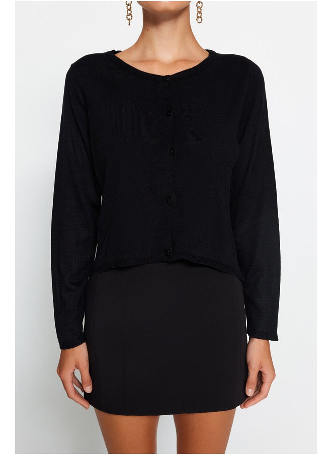 trendyol - Black Blouse-Cardigan Knitwear Set - Image 1