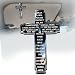 Cranviech 2 Pack Cross Sun Visor Clip Christian Car Charm Set for Couples Family New Drivers Drive Safe Gift Black - Image 2