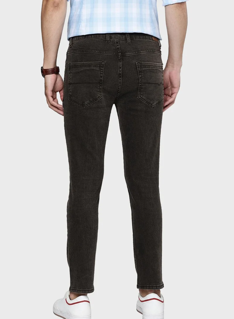 Mast & Harbour Mid Wash Slim Fit Jeans