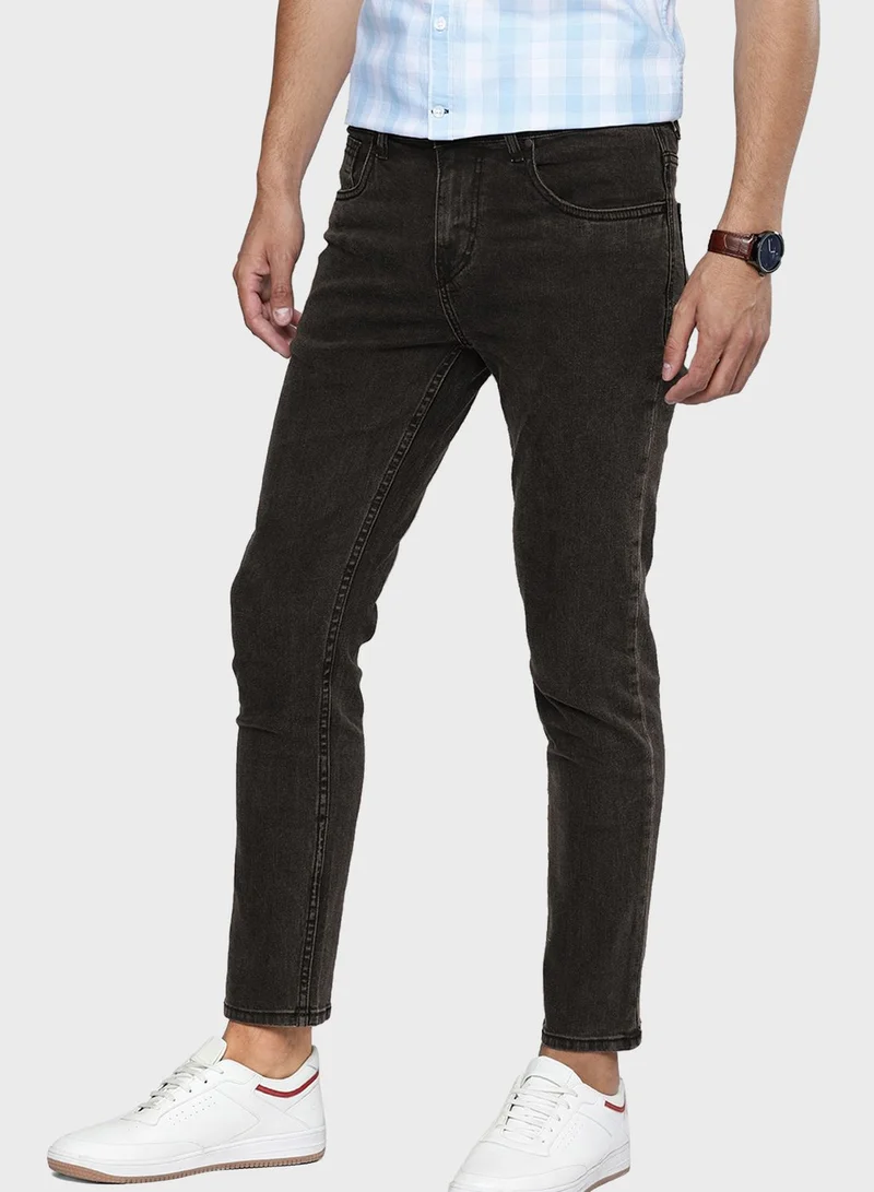 Mast & Harbour Mid Wash Slim Fit Jeans