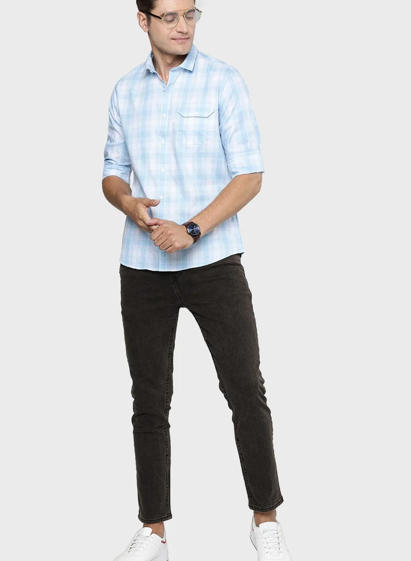 Mast & Harbour Mid Wash Slim Fit Jeans