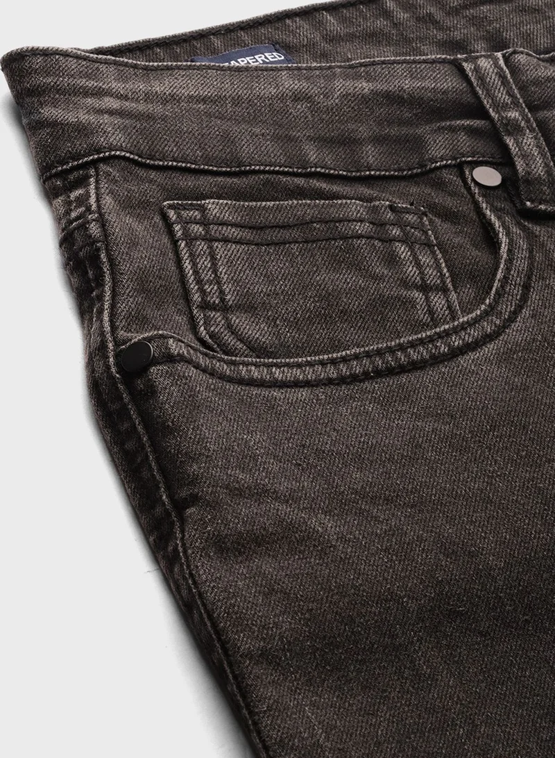 Mast & Harbour Mid Wash Slim Fit Jeans