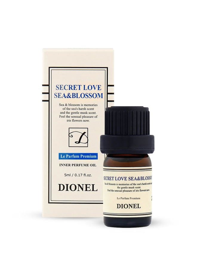 D DIONEL Dionel Secret Love Sea & Blossom inner perfume fragrance oil for underwear women Long-lasting feminine Nonchalant sea scent 5ml/0.17fl.oz - Image 1