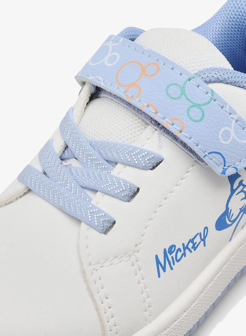 Disney BLUE Boys Hook & Loop Ankle Sneakers for Men | Best Price UAE