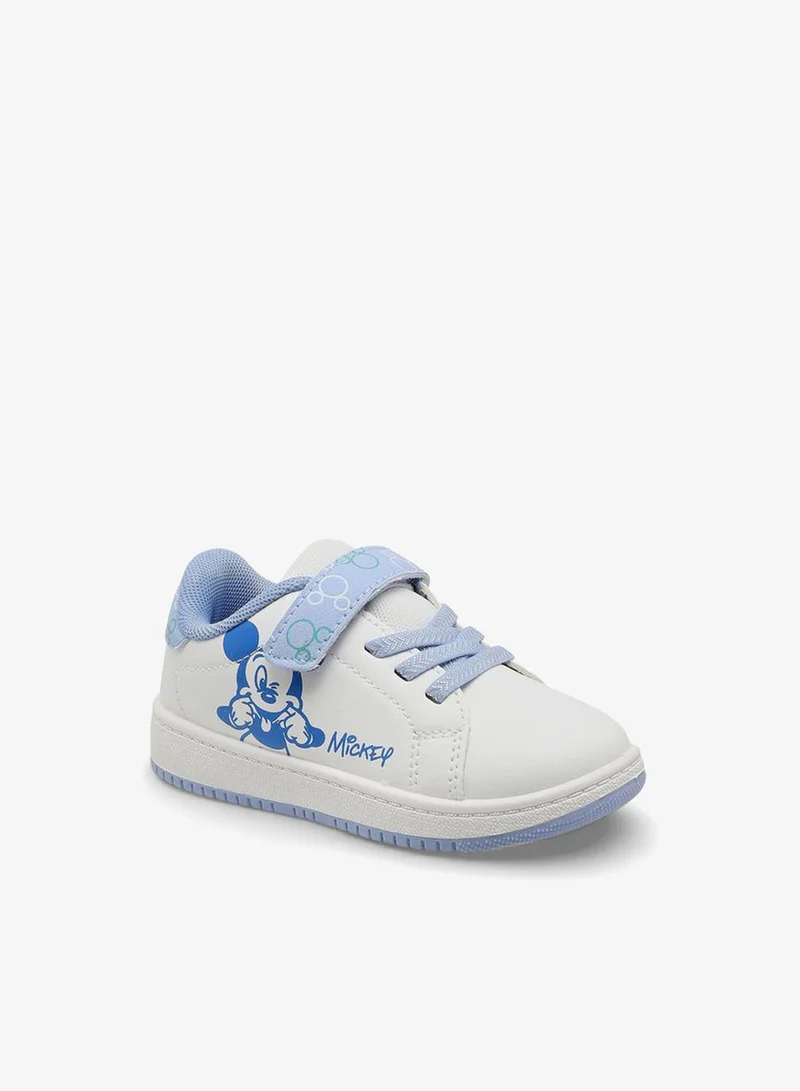ديزني Boys Hook & Loop Ankle Sneakers