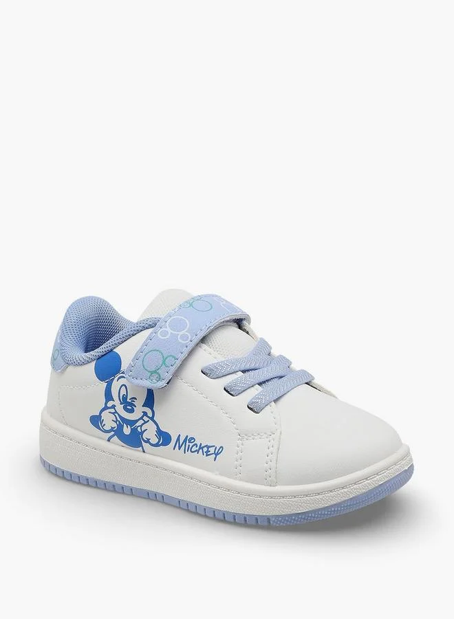 ديزني Boys Hook & Loop Ankle Sneakers