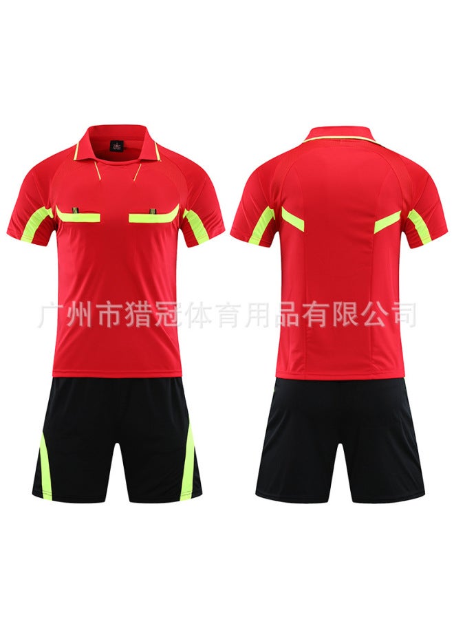 #105/red Short Sleeve Football Jersey - Image 1