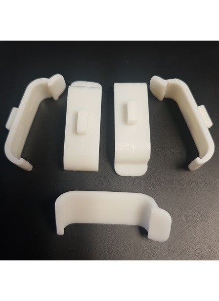 Pars Roller Blinds Cornice Mounting Apparatus Wide Foot (4 Cm) 10 Pieces 