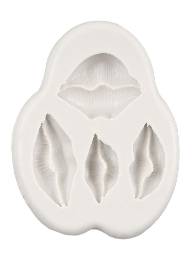 QDMOLDS قالب سيليكون على شكل شفاه من مجموعة QDMOLDS Kiss لتزيين الكيك والكب كيك والشوكولاتة والطين البوليمري وعجينة السكر - Image 5