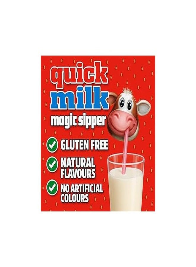 SFU E Com Quick Milk Magic Sipper Straws (Strawberry Flavour)-Pack of 1, (30g) | Imported | Magic Sipper - Image 4