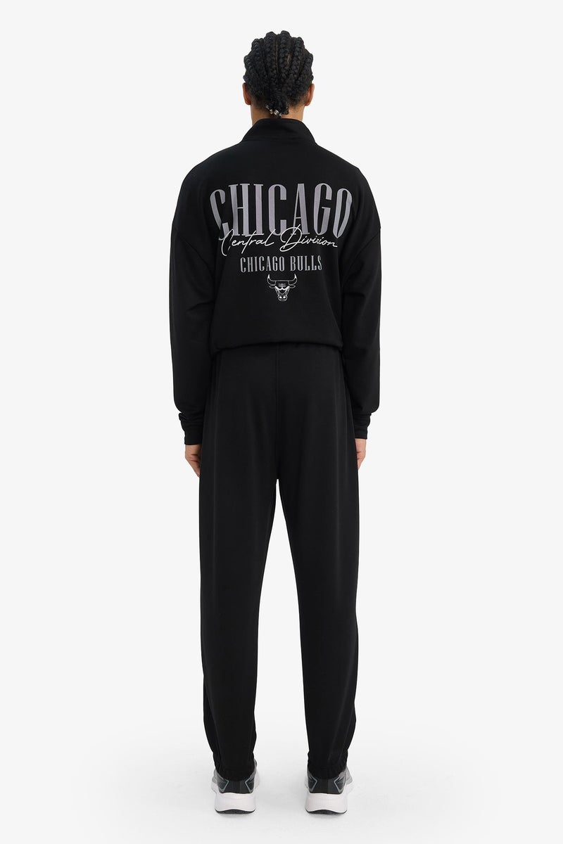 DeFacto Black Man Standard Fit Modal Jogger Sweatpants Casual - Image 4