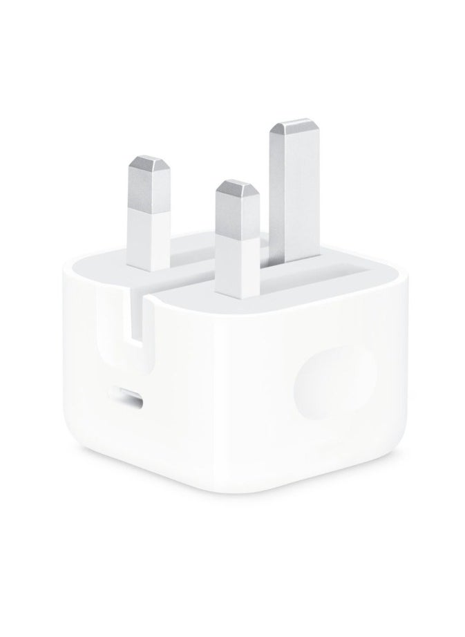 Admos - Admos 20W USB-C Power Adapter and USB-C To Lightning Cable - White - Image 1
