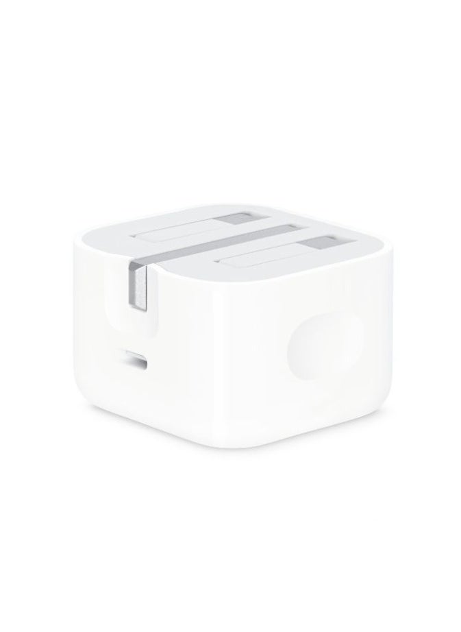 Admos - Admos 20W USB-C Power Adapter and USB-C To Lightning Cable - White - Image 1