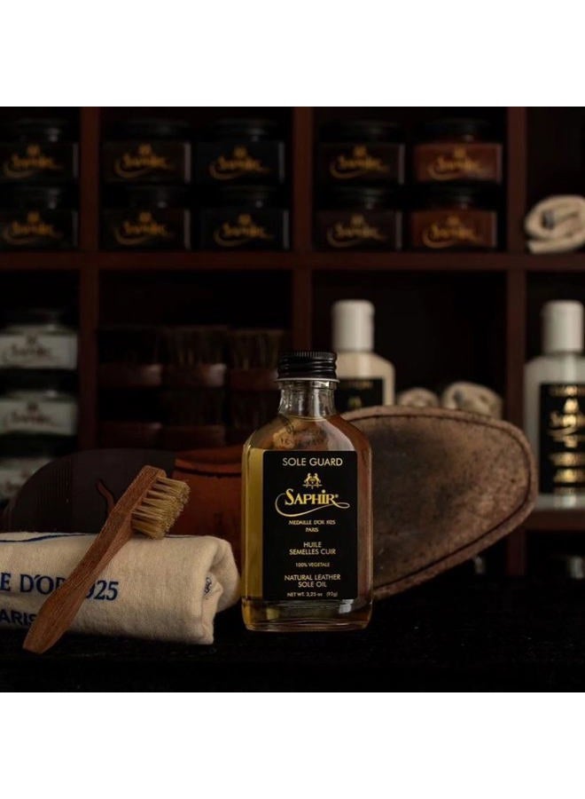 Saphir NOIR ميدالية الذهب حارس النعل – زيت مرطب وواقٍ للأحذية الجلدية - Image 2