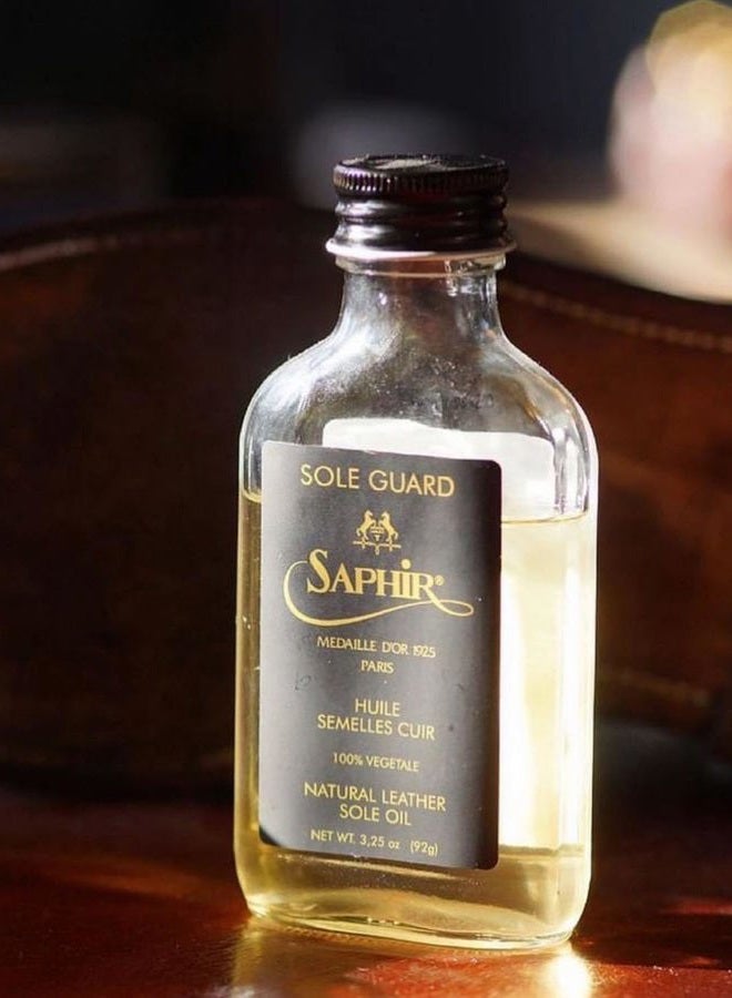 Saphir NOIR ميدالية الذهب حارس النعل – زيت مرطب وواقٍ للأحذية الجلدية - Image 5