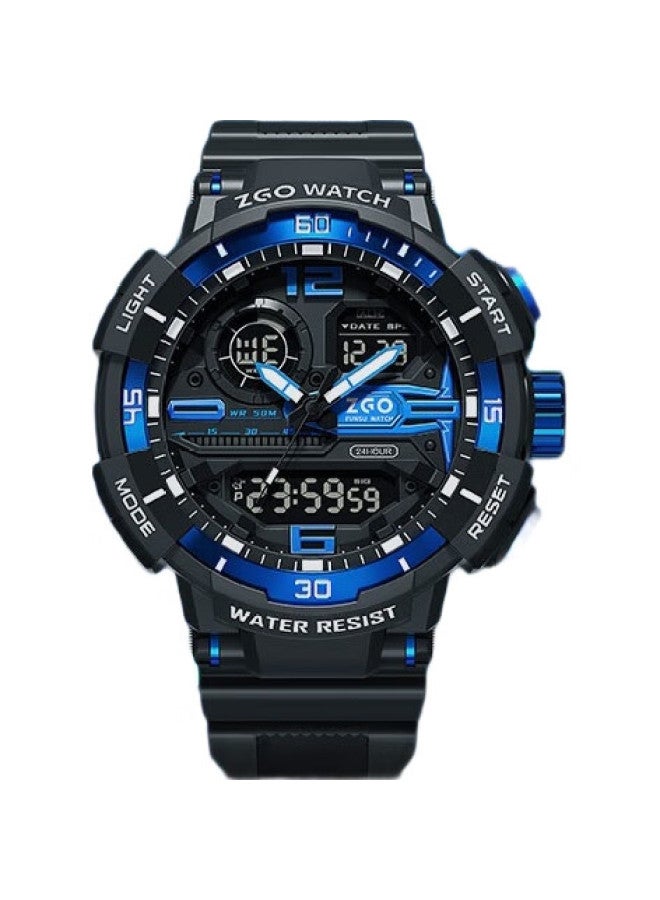 ZGO Electronic Watch For Men, Students, Middle School And High School Students, Waterproof Children'S Digital Watch, Youth Sports Watch, 898 Black - Image 3
