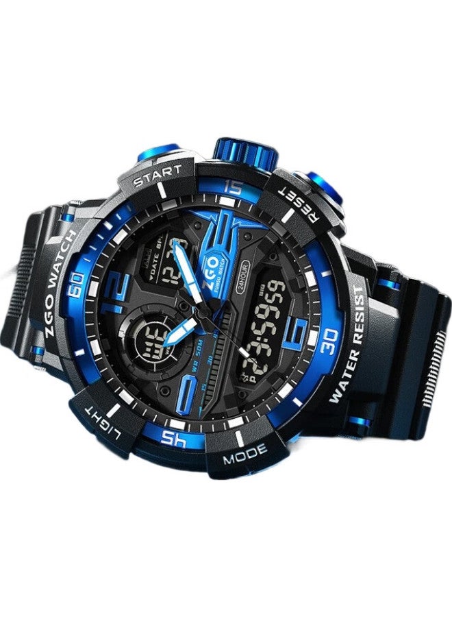 ZGO Electronic Watch For Men, Students, Middle School And High School Students, Waterproof Children'S Digital Watch, Youth Sports Watch, 898 Black - Image 2